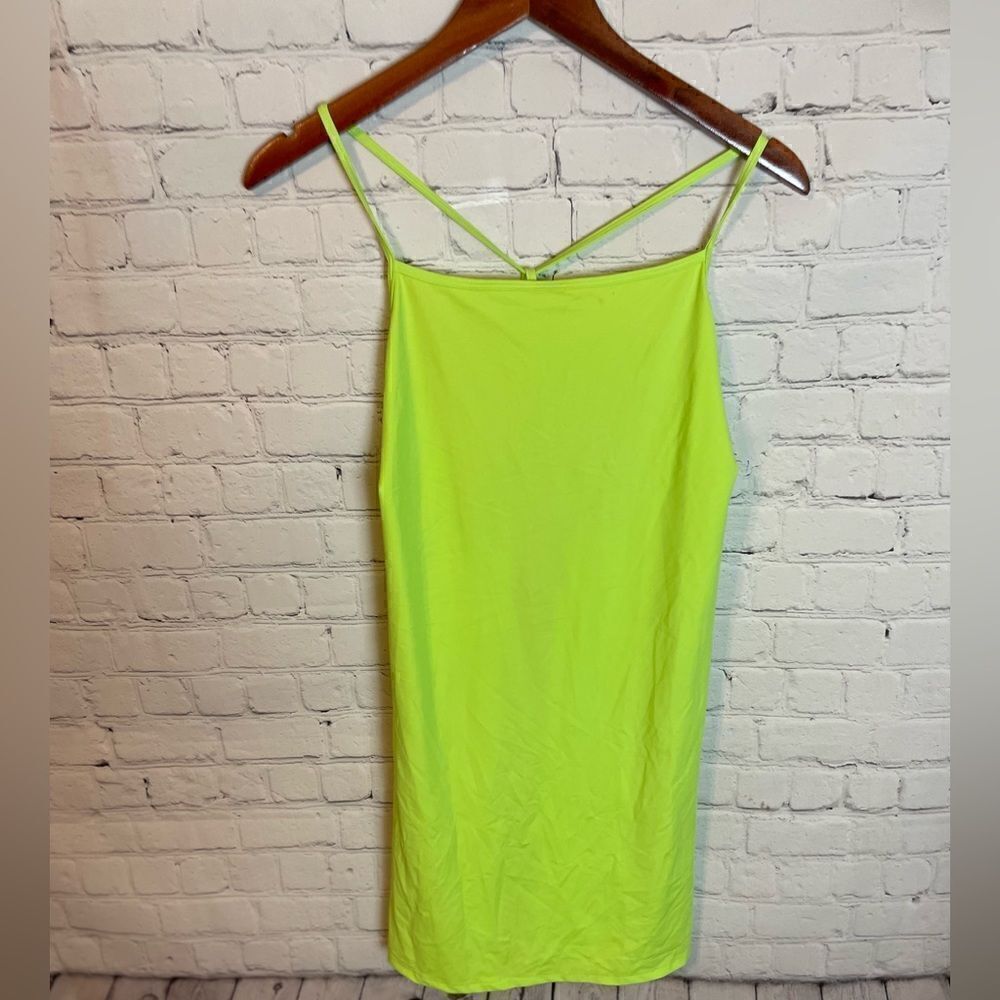 TopShop Green Dress/Cover Up Size 14